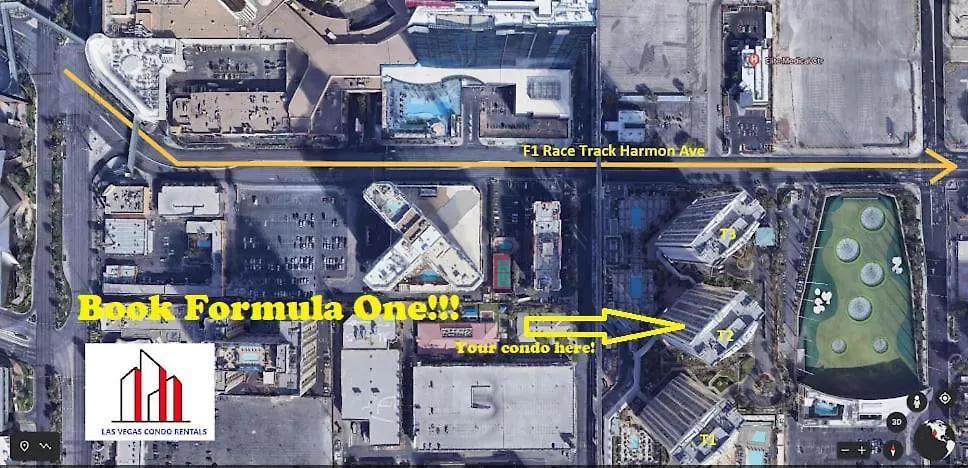 Mgm Signature-29-705 F1 Track & Strip View Balcony Las Vegas Prázdninový dům